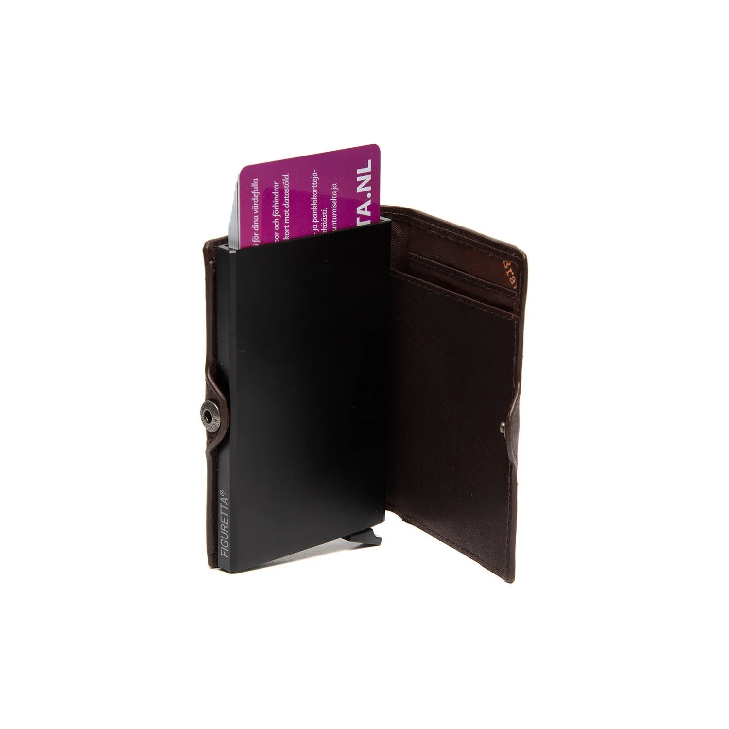 Porte-cartes en cuir - The Chesterfield Brand Francis marron