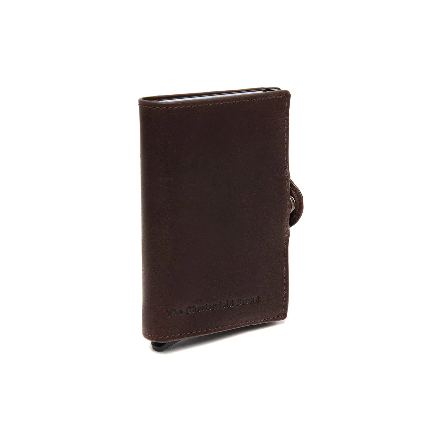 Porte-cartes en cuir - The Chesterfield Brand Francis marron