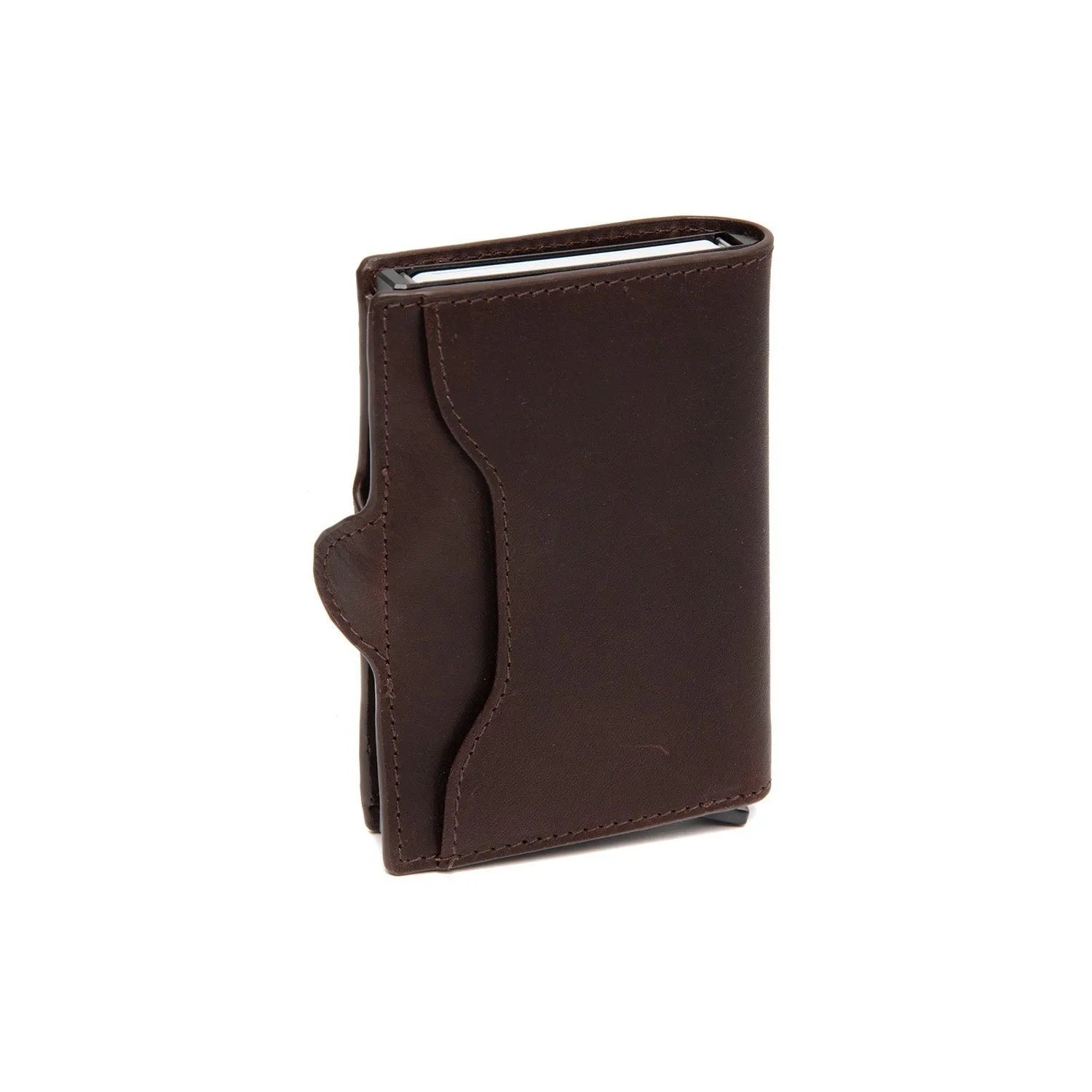 Porte-cartes en cuir - The Chesterfield Brand Francis marron