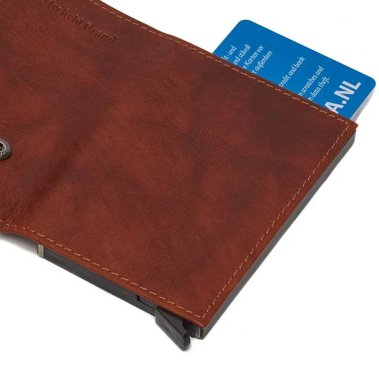Porte-cartes en cuir - The Chesterfield Brand Mannheim cognac