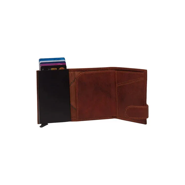 Porte-cartes en cuir - The Chesterfield Brand Mannheim cognac