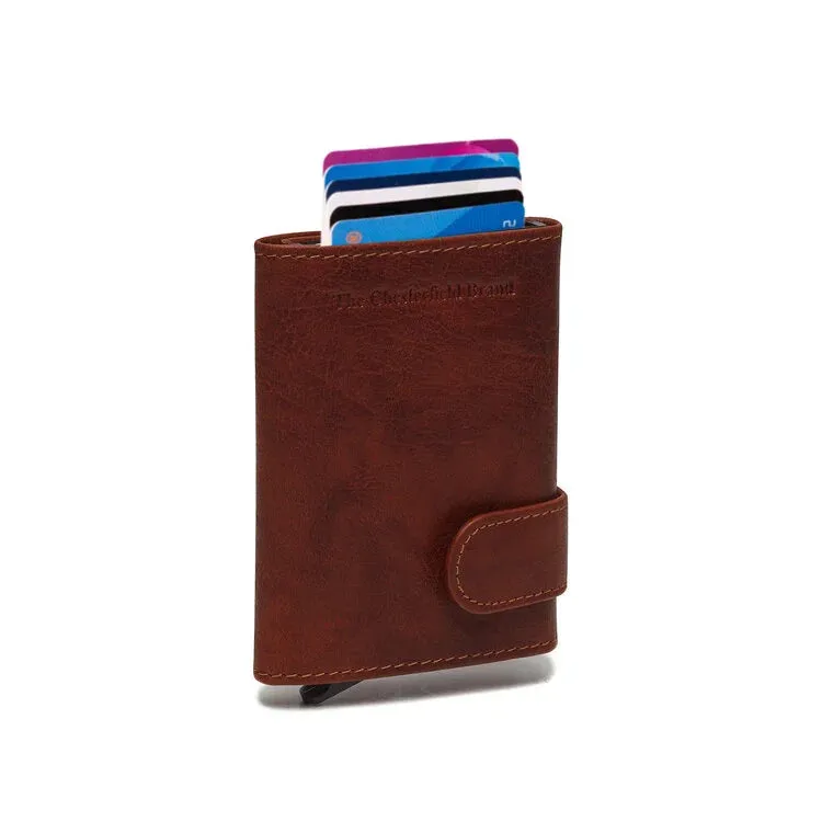 Porte-cartes en cuir - The Chesterfield Brand Mannheim cognac