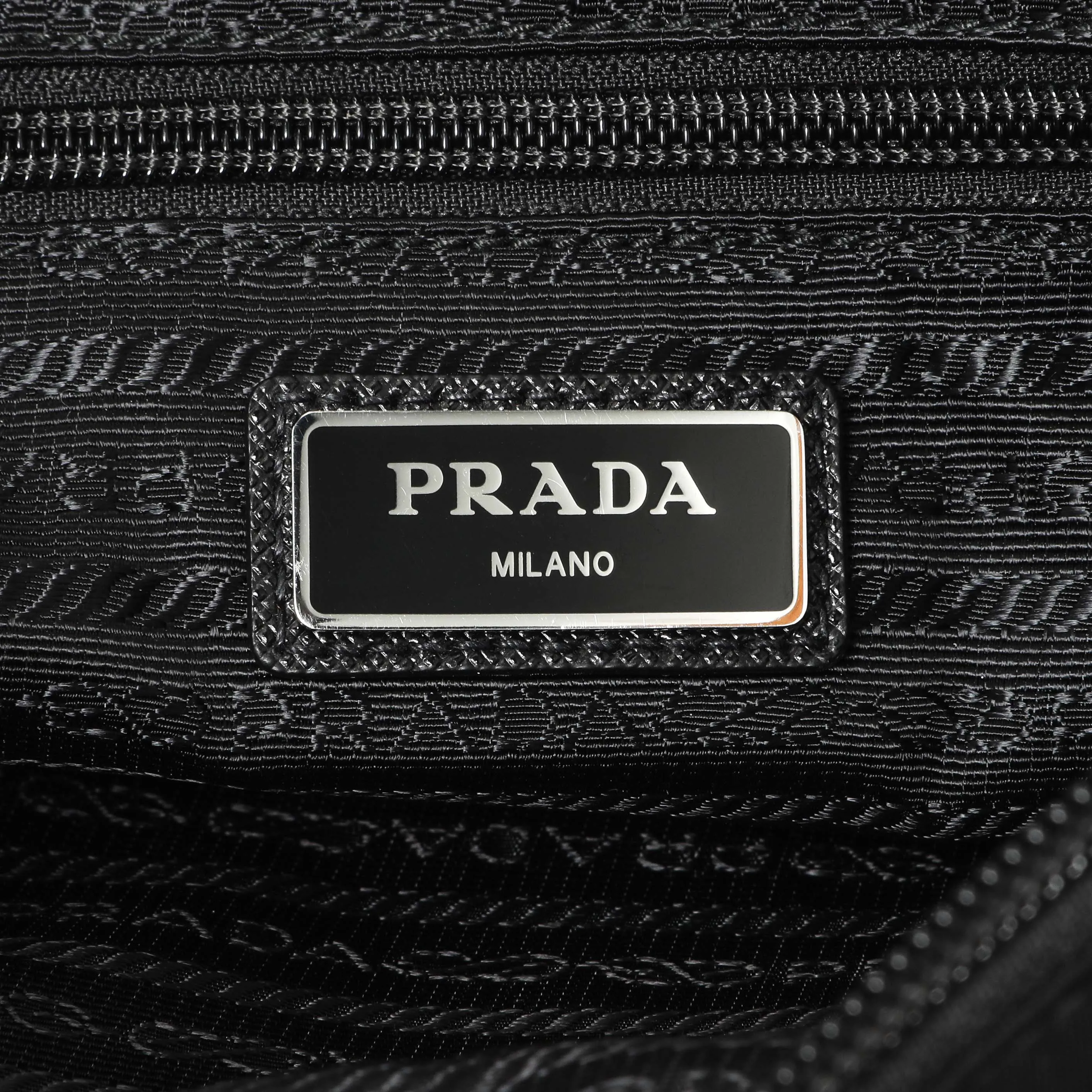 Prada Black Tessuto Nylon Messenger