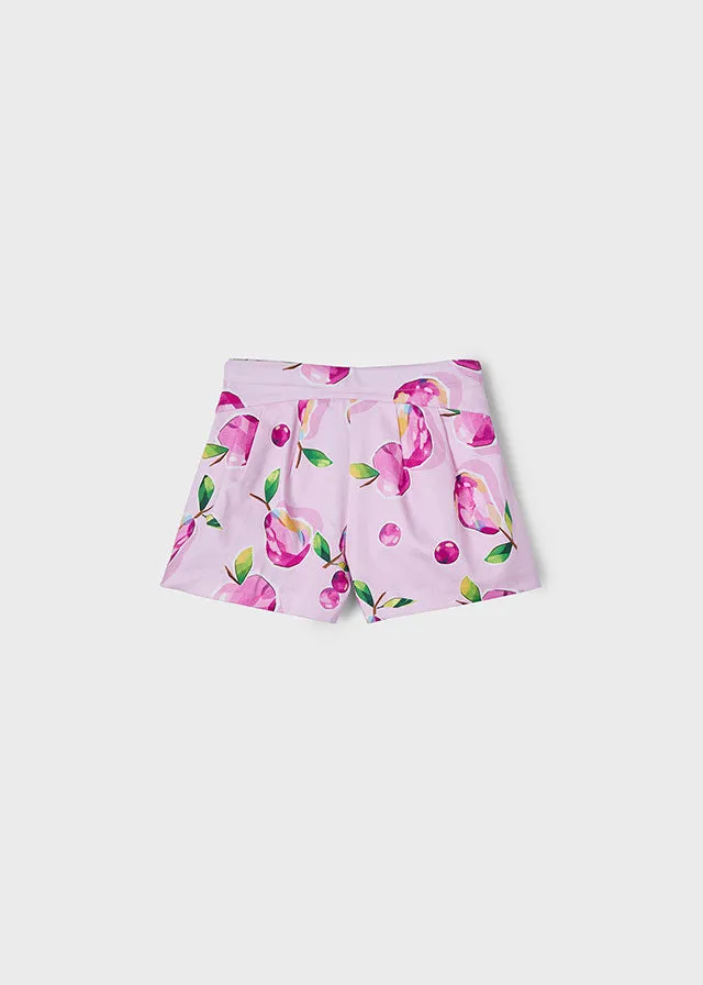 PRE ORDER - NEW SS25 Mayoral Girls Shorts Set 3023/3905 Mauve 51/20