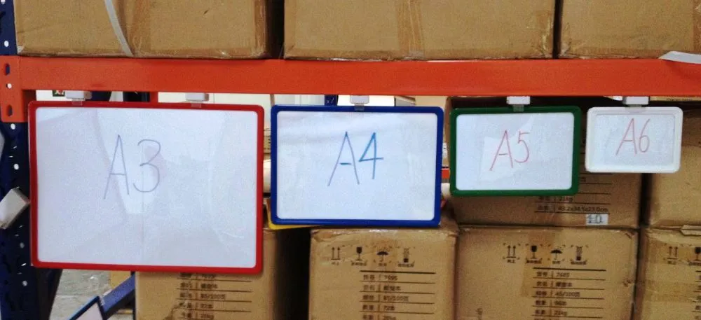 Price Sign/Poster Frames A6 Black - with Magnetic Clip and PVC insert