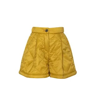 Puffer Shorts Lane, Yellow