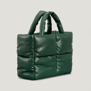 Puffer Tote Bag | Quilted Handbag | Trendy & Spacious