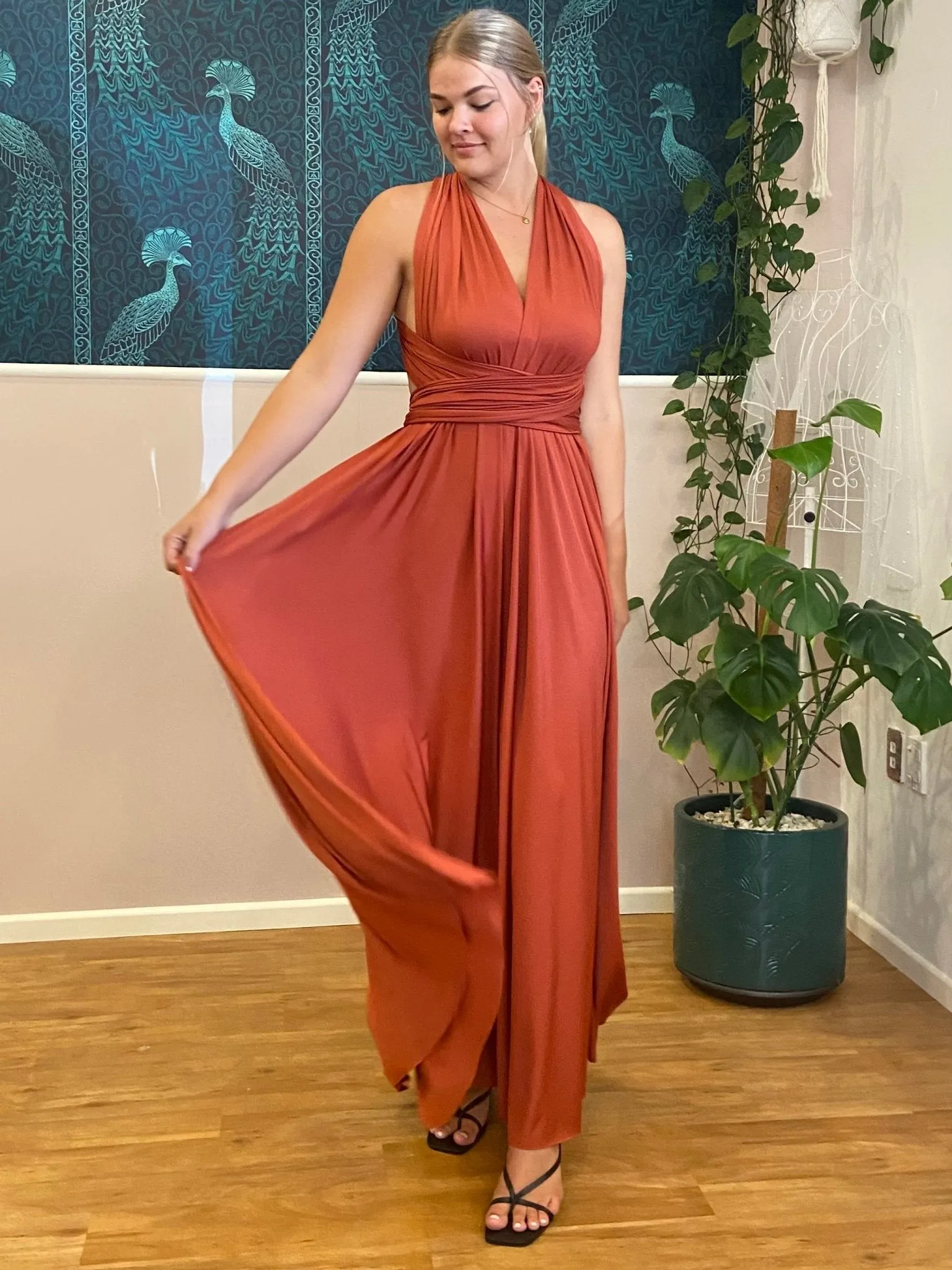 Pumpkin Convertible Infinity bridesmaid dress Express NZ wide