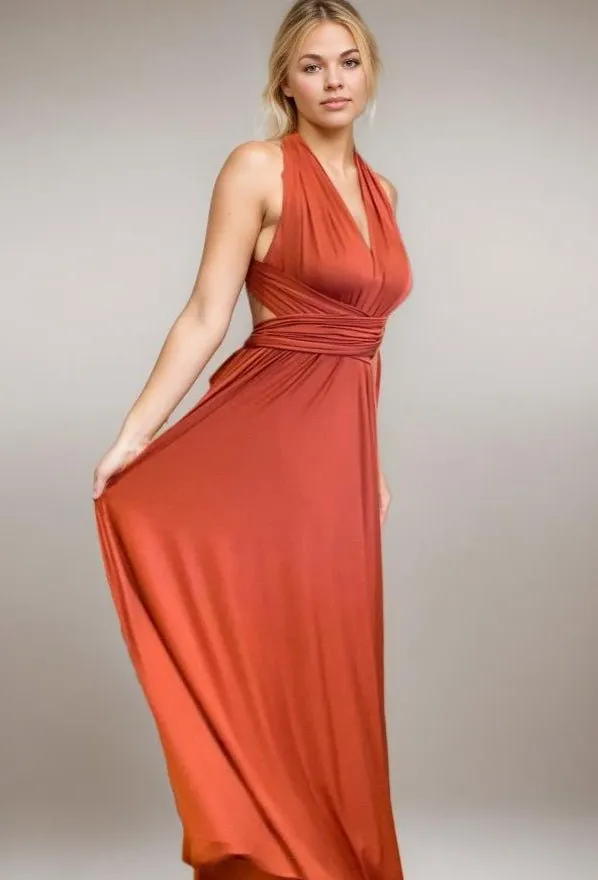Pumpkin Convertible Infinity bridesmaid dress Express NZ wide