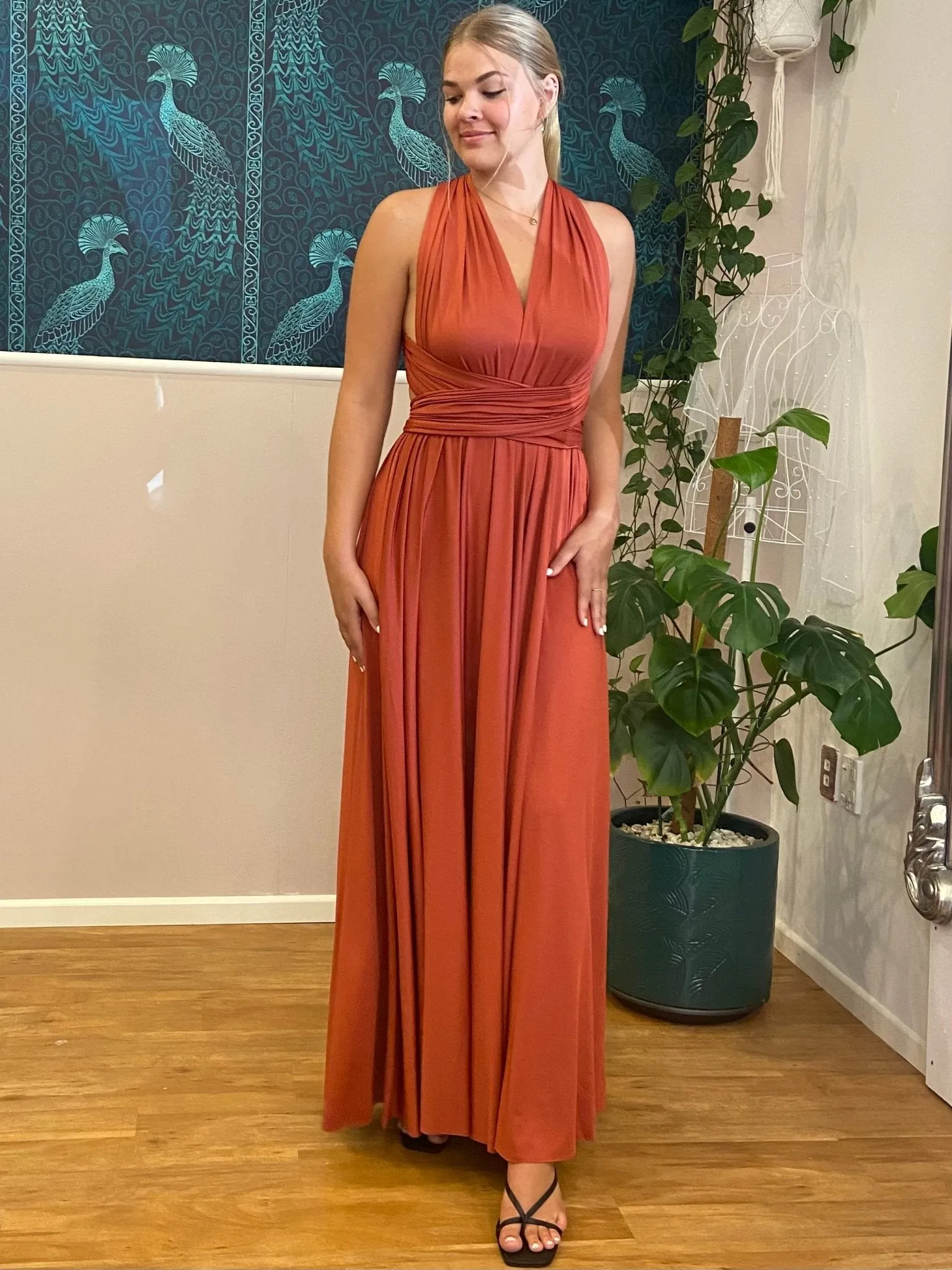 Pumpkin Convertible Infinity bridesmaid dress Express NZ wide