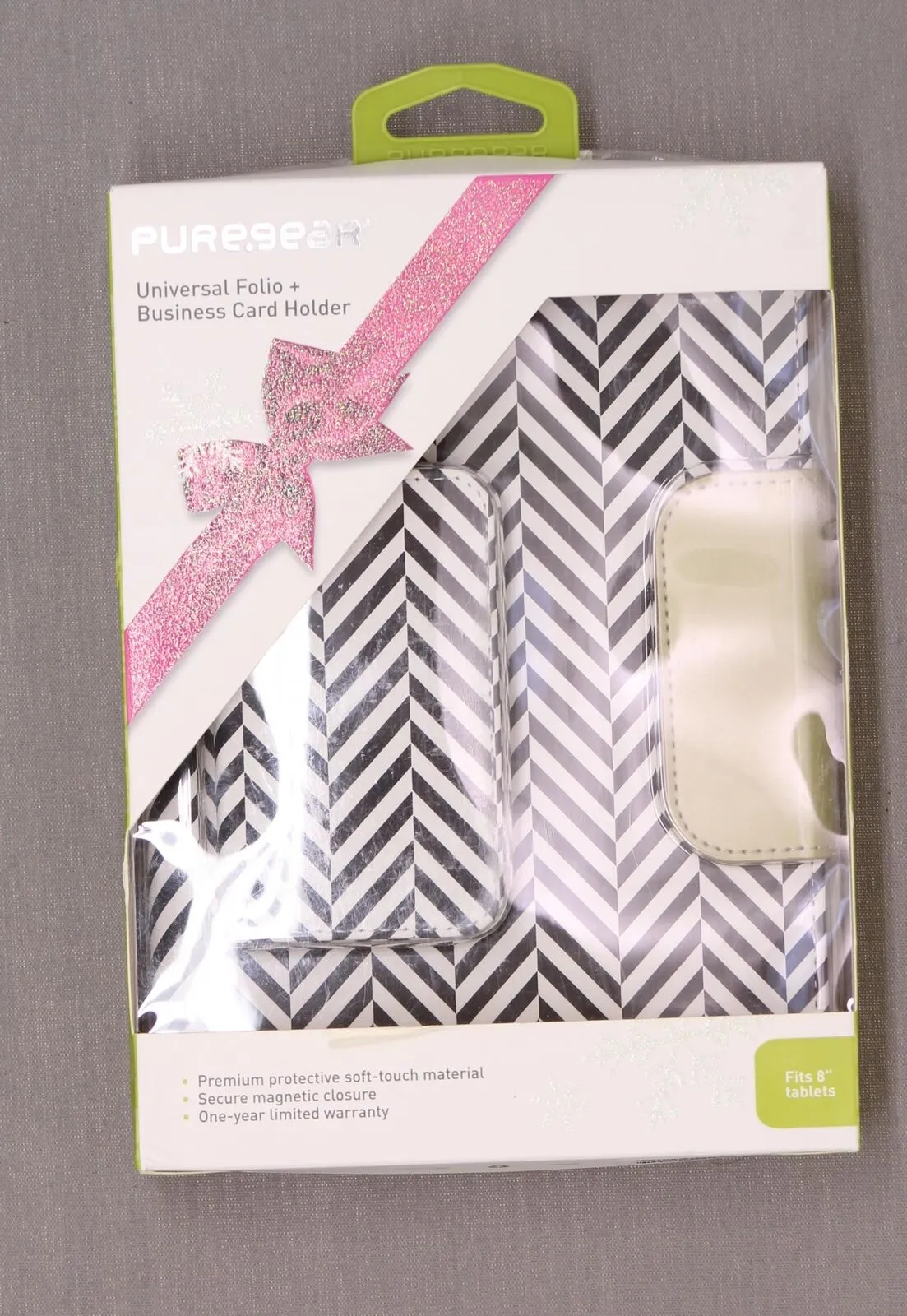 Pure Gear Universal 8 Inch Tablet Folio   Business Card Holder OEM
