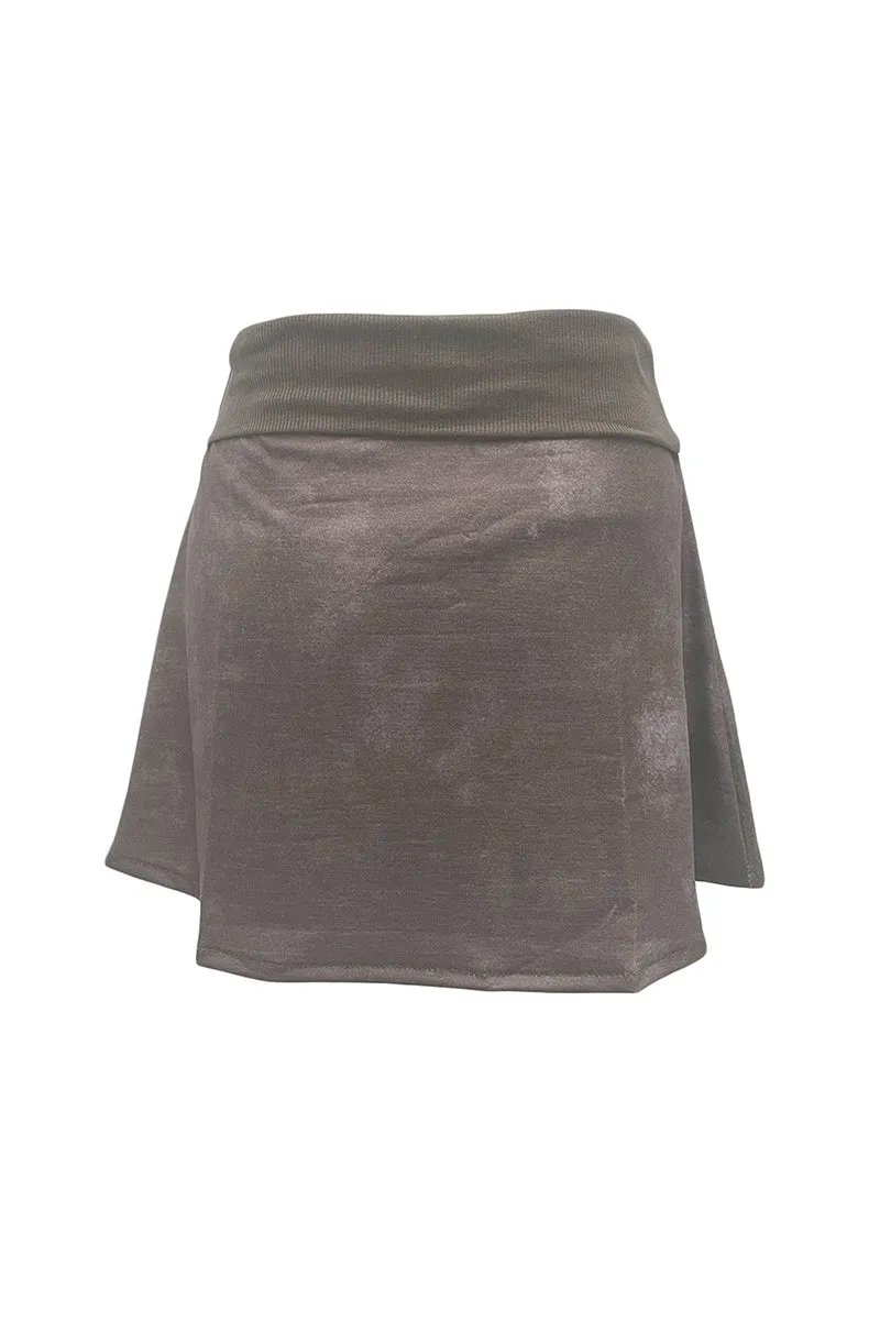 QS3353 Star A line Mini Skirt