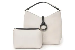 Quality Design Women's Tote Bag 2 in 1 Set Handbags-Beige