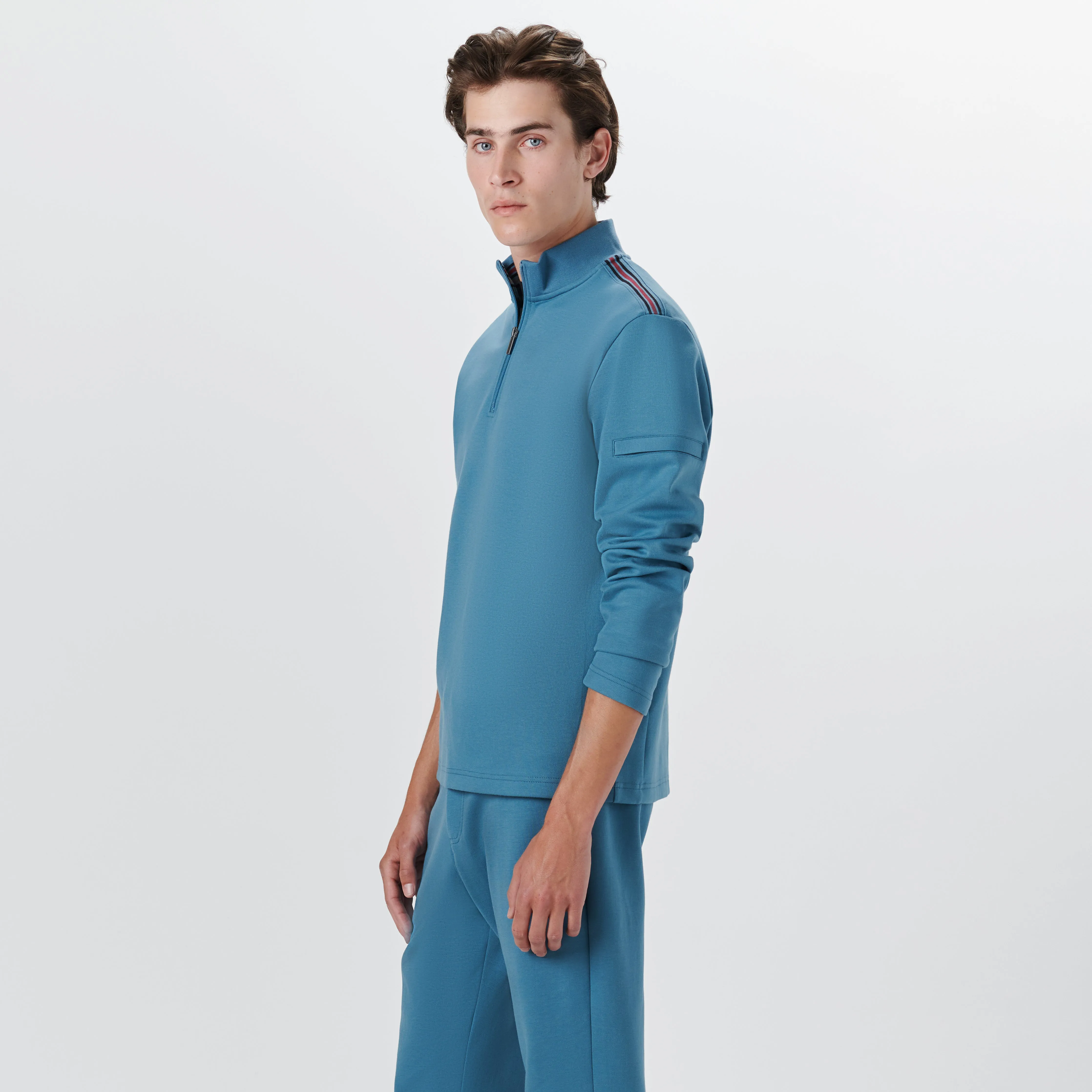 Quarter Zip Pullover Sweatshirt