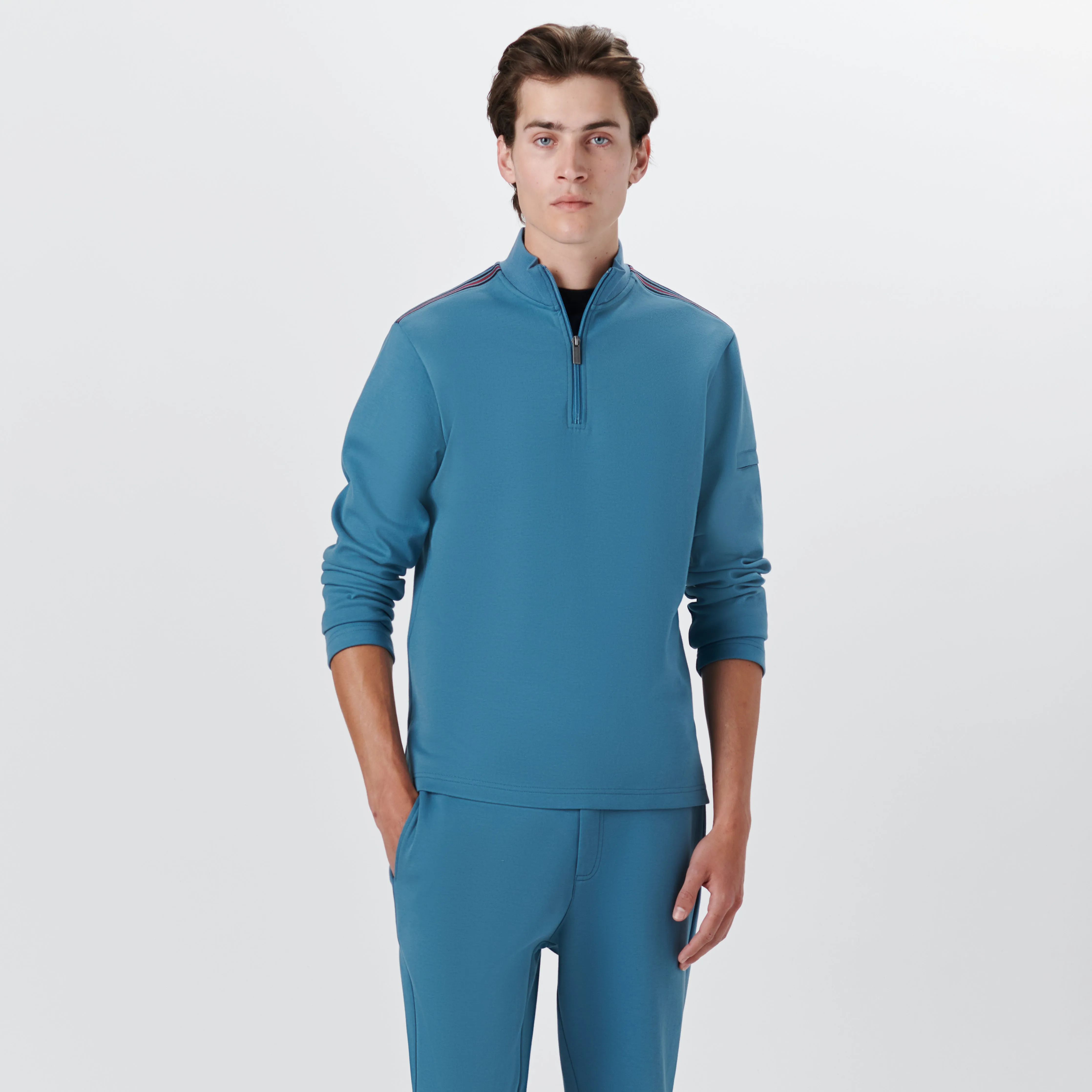 Quarter Zip Pullover Sweatshirt