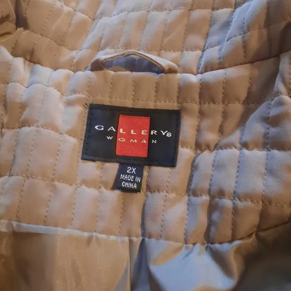 Quilted coat Womens Size 2X