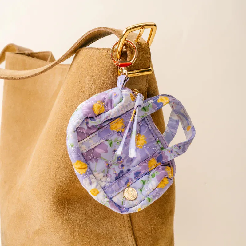 QUILTED ITTY BITTY DUFFLE BAG