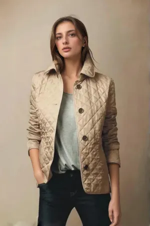 Quilted Luxe™ | Men's Stylish Quilted Jacket | Lightweight, Classic Button-Up Design for Warmth