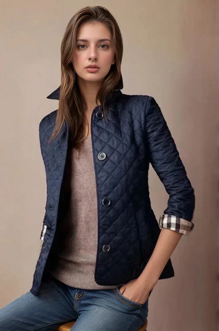 Quilted Luxe™ | Men's Stylish Quilted Jacket | Lightweight, Classic Button-Up Design for Warmth