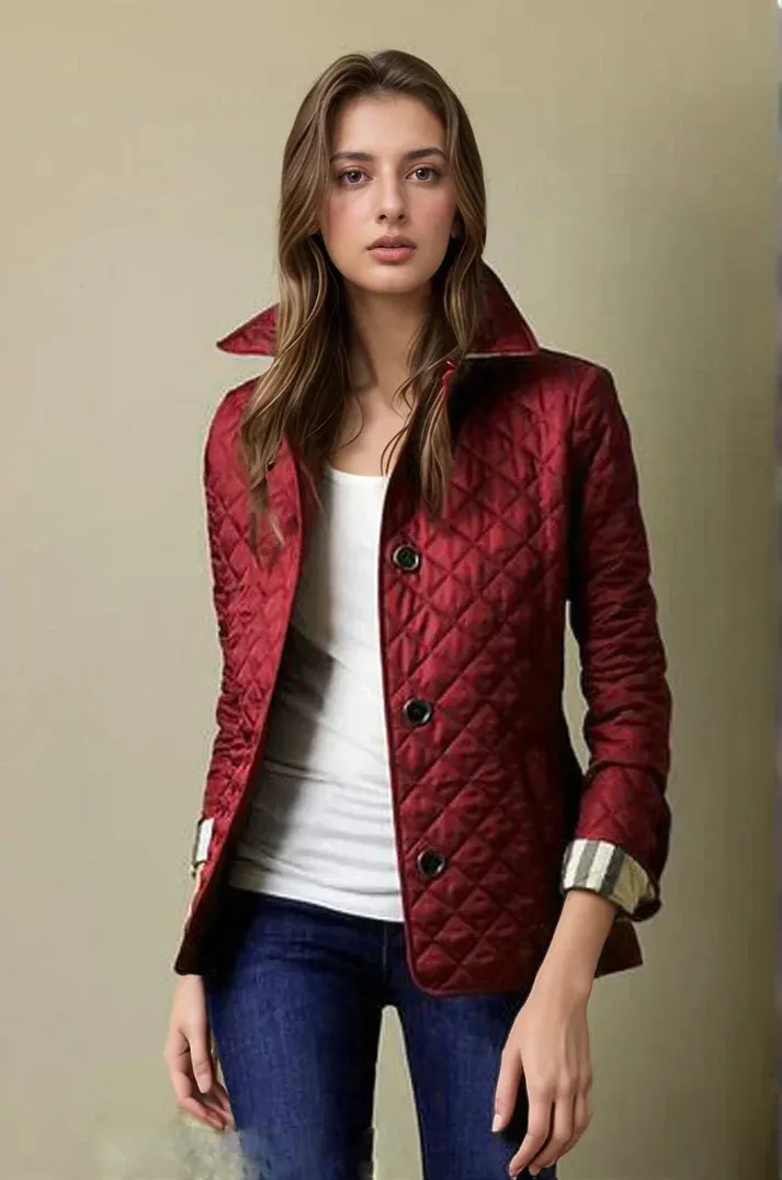 Quilted Luxe™ | Men's Stylish Quilted Jacket | Lightweight, Classic Button-Up Design for Warmth