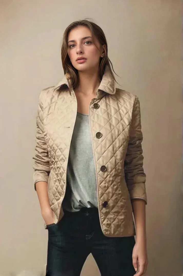 Quilted Luxe™ | Men's Stylish Quilted Jacket | Lightweight, Classic Button-Up Design for Warmth