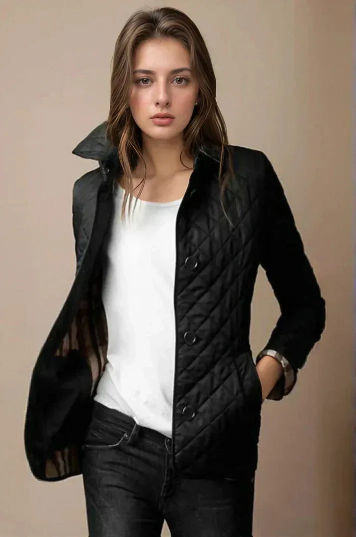 Quilted Luxe™ | Men's Stylish Quilted Jacket | Lightweight, Classic Button-Up Design for Warmth