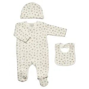Quilted "Animal" 3 Piece Layette Set