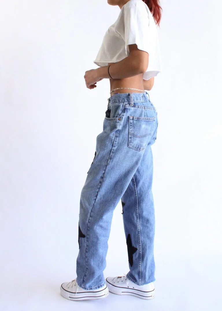 RCYCLD Star Patchwork Jeans