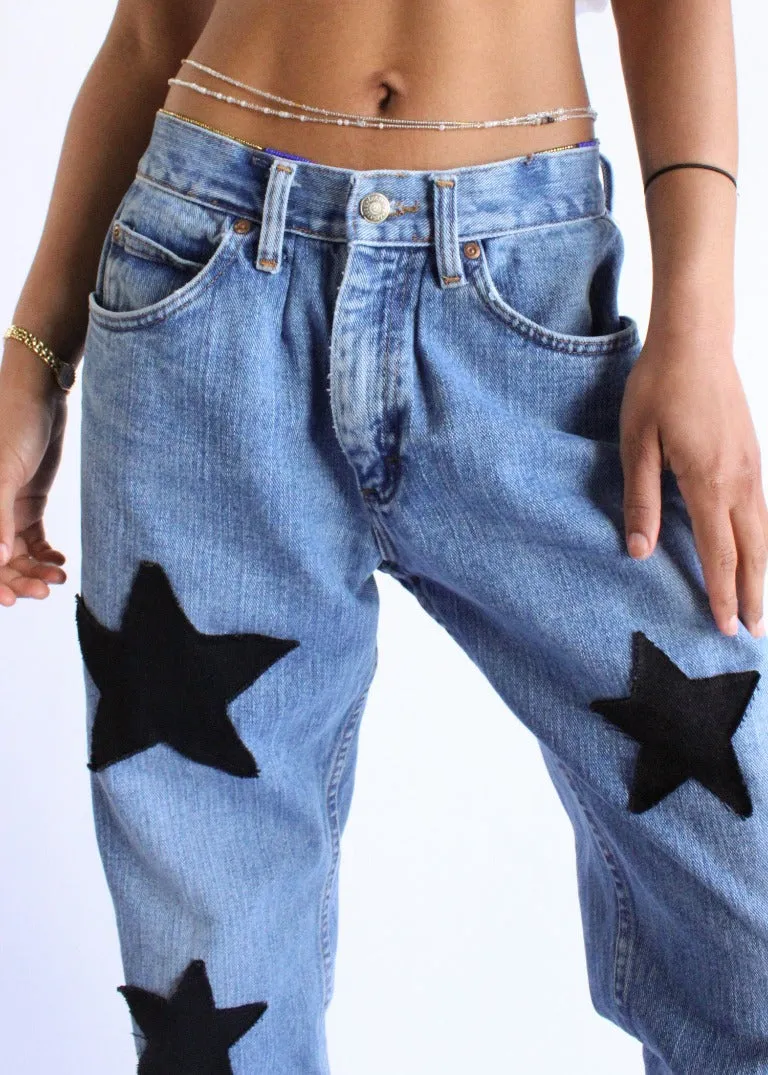 RCYCLD Star Patchwork Jeans