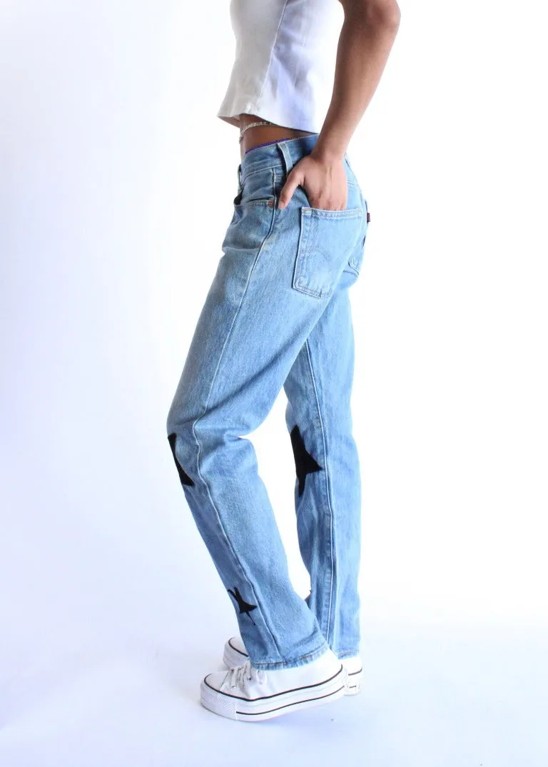 RCYCLD Star Patchwork Jeans