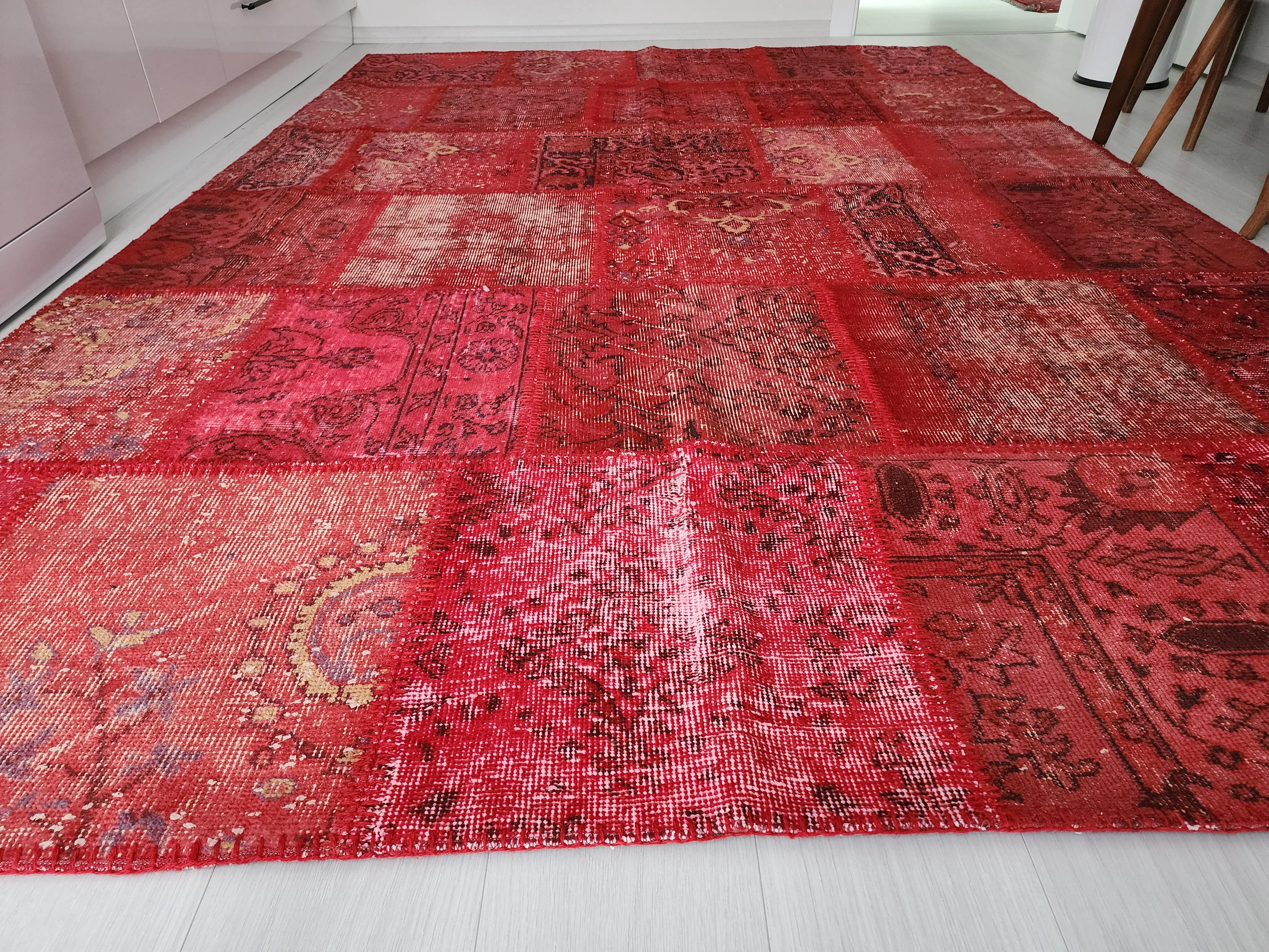 Red Pachwork Rug