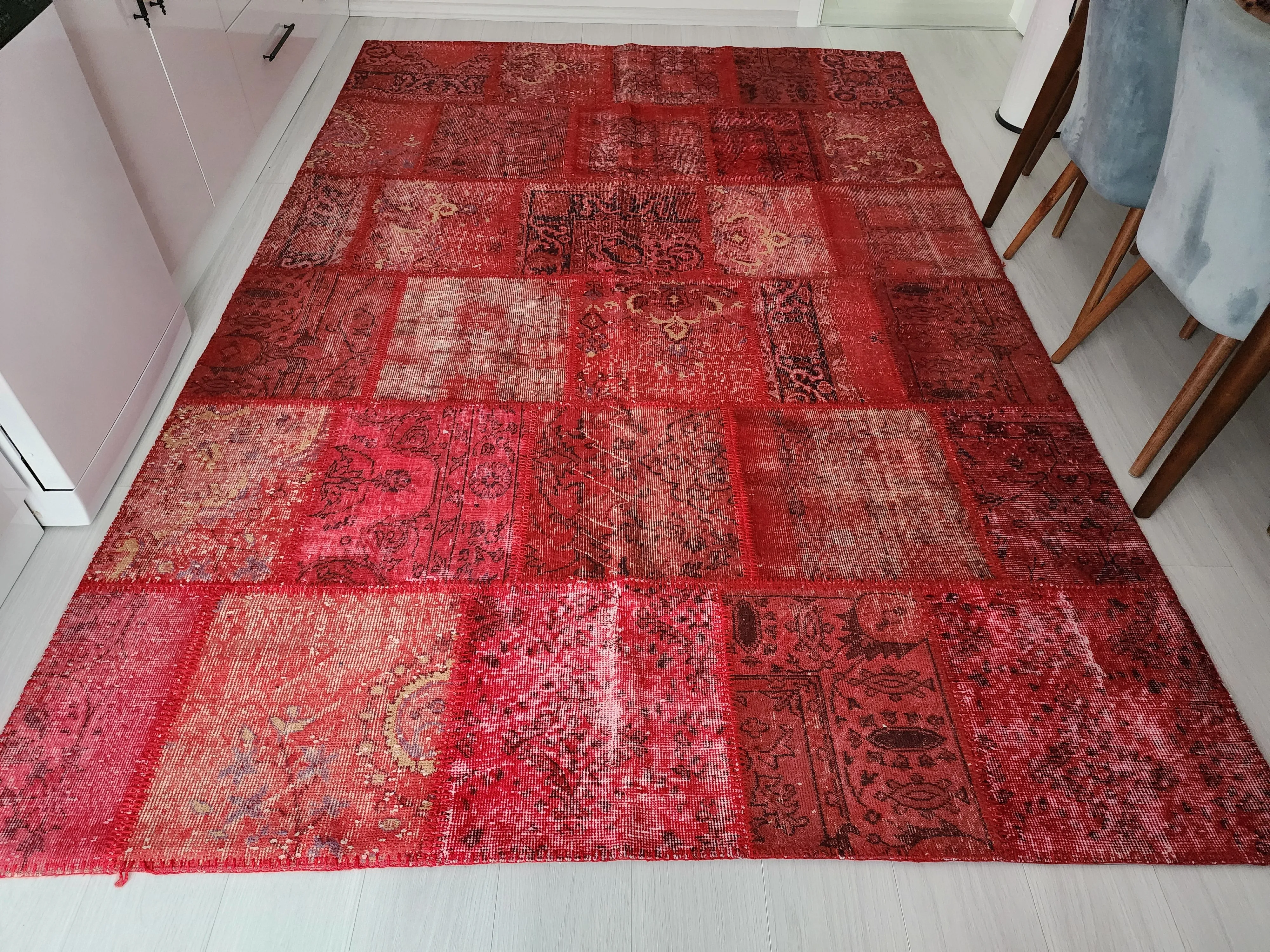 Red Pachwork Rug