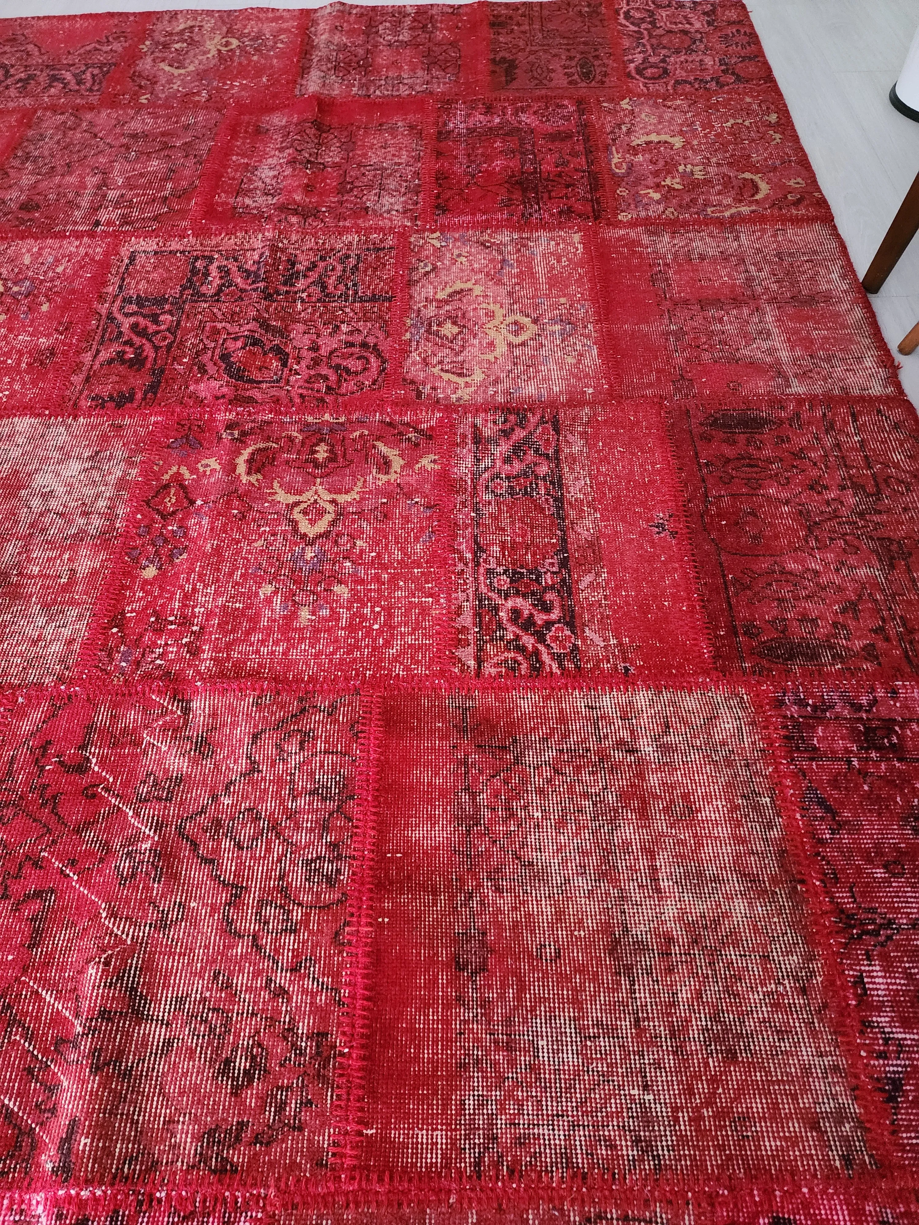 Red Pachwork Rug