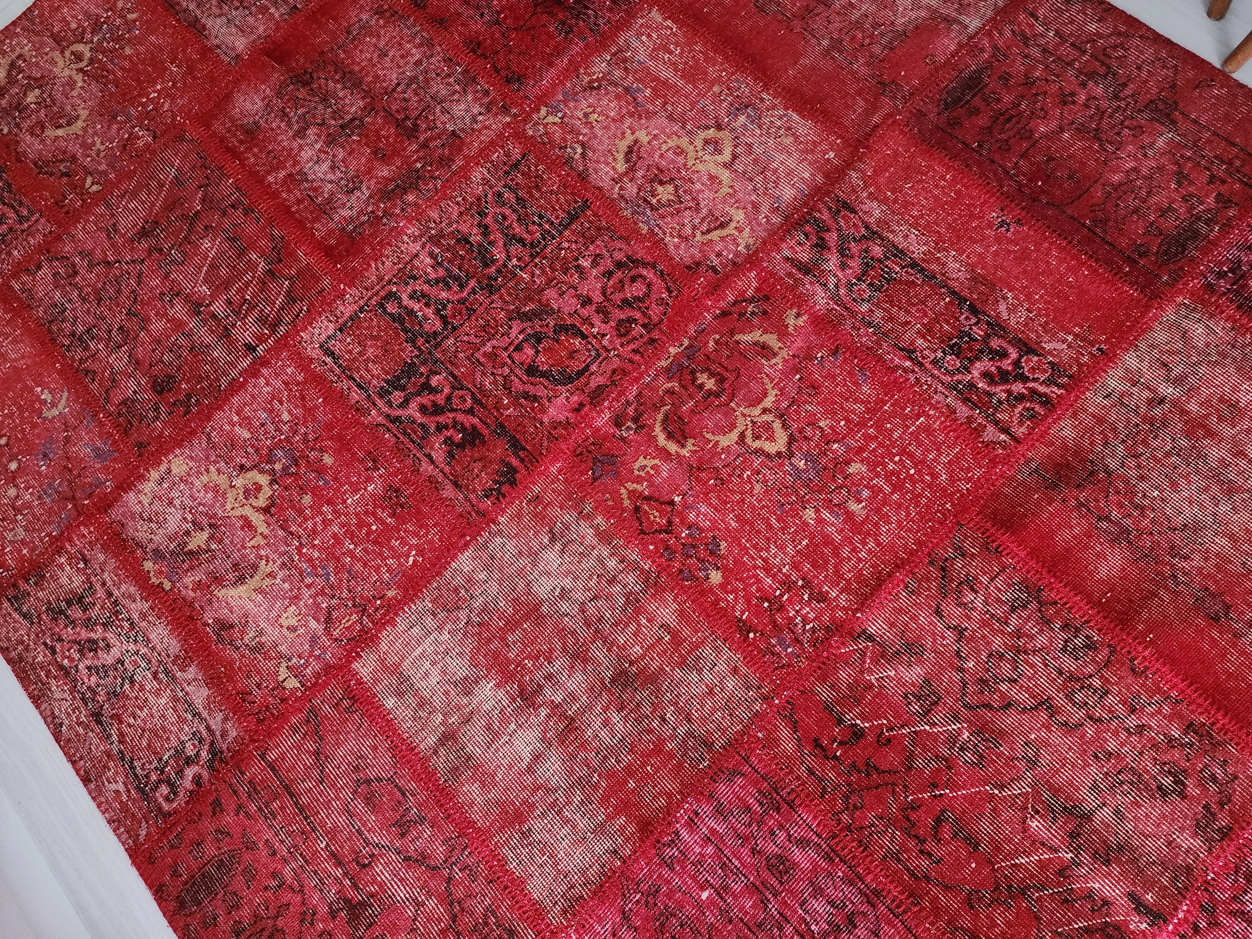 Red Pachwork Rug