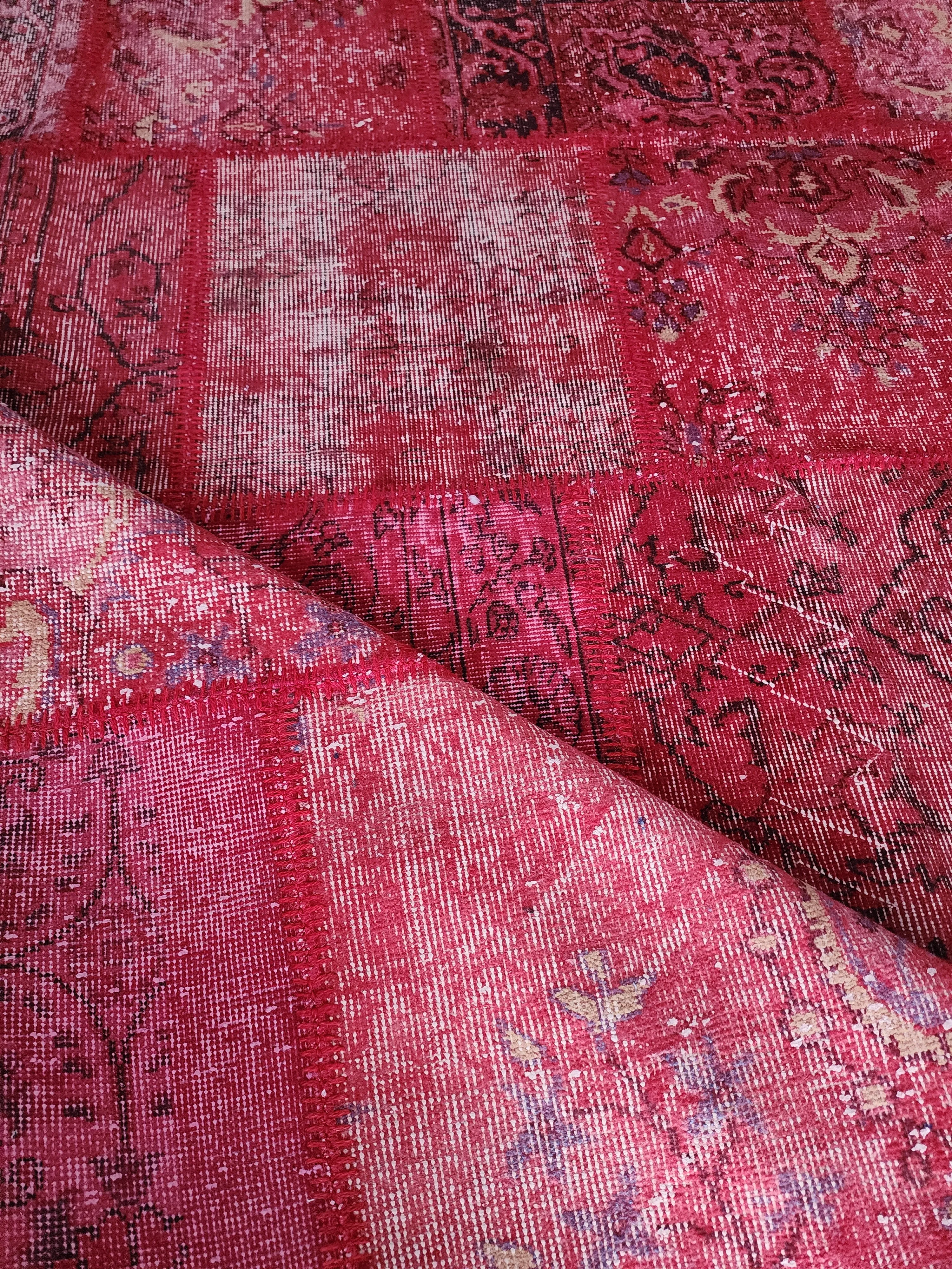 Red Pachwork Rug