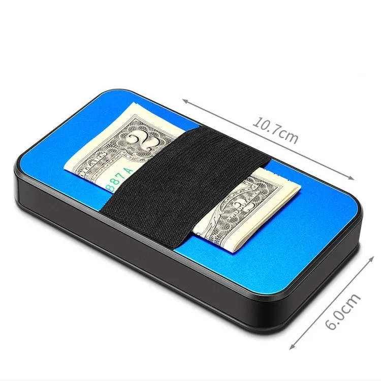 Rfid Blocking Metal Card Holder Automatic Shift Business Card Case Carbon Fiber