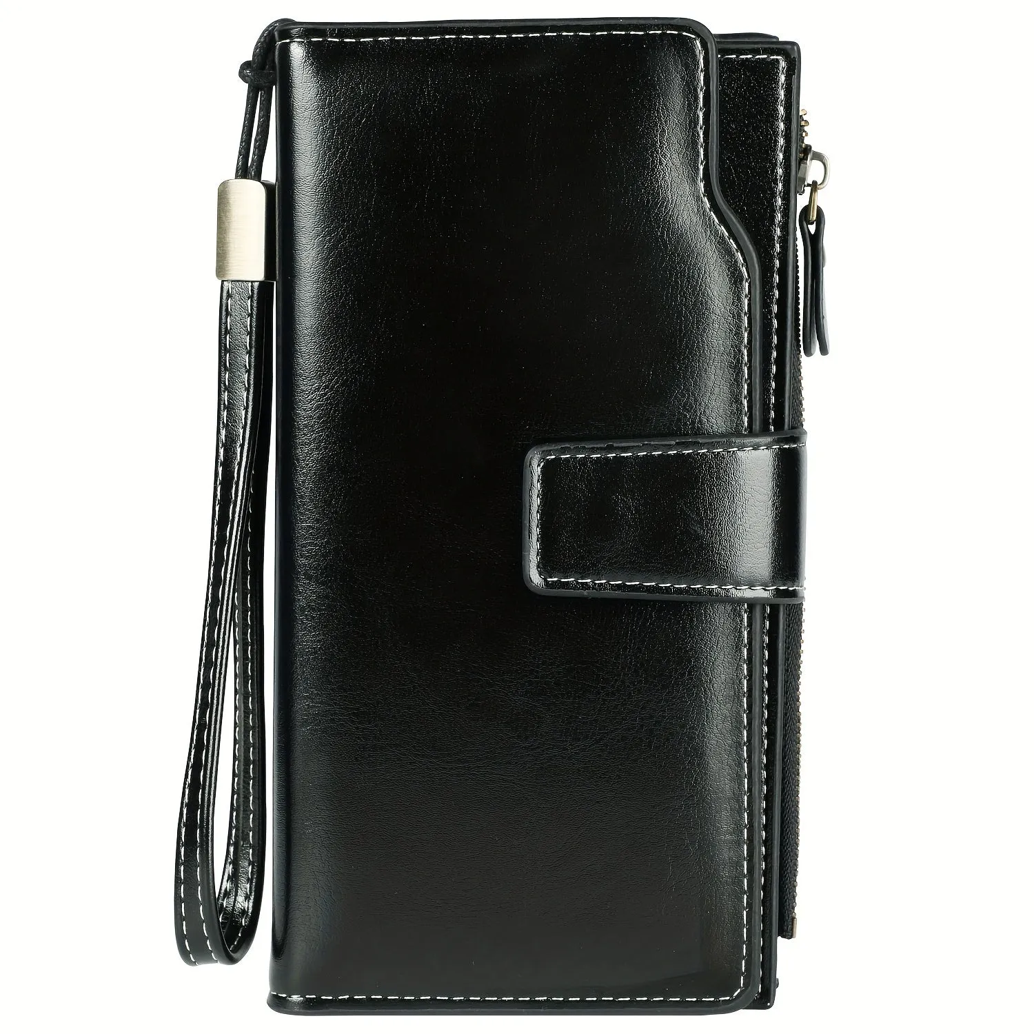 RFID-Secure Travel Wallet | Multi-Pocket Vintage Clutch