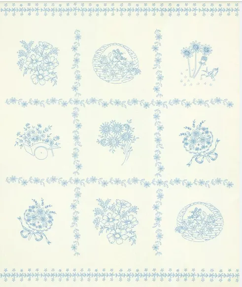 Robert Kaufman Daisys Bluework
