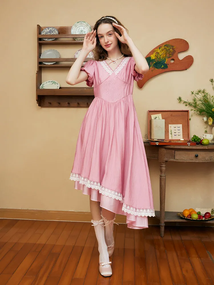 Rosalie Lace Trim Dress