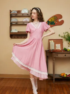 Rosalie Lace Trim Dress