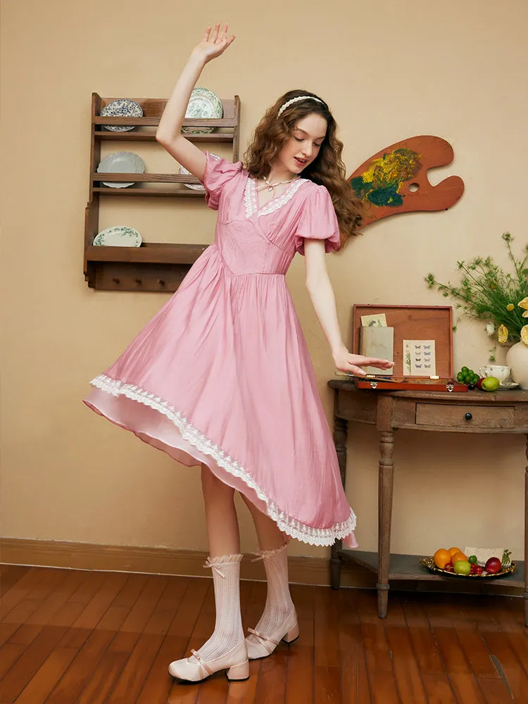 Rosalie Lace Trim Dress
