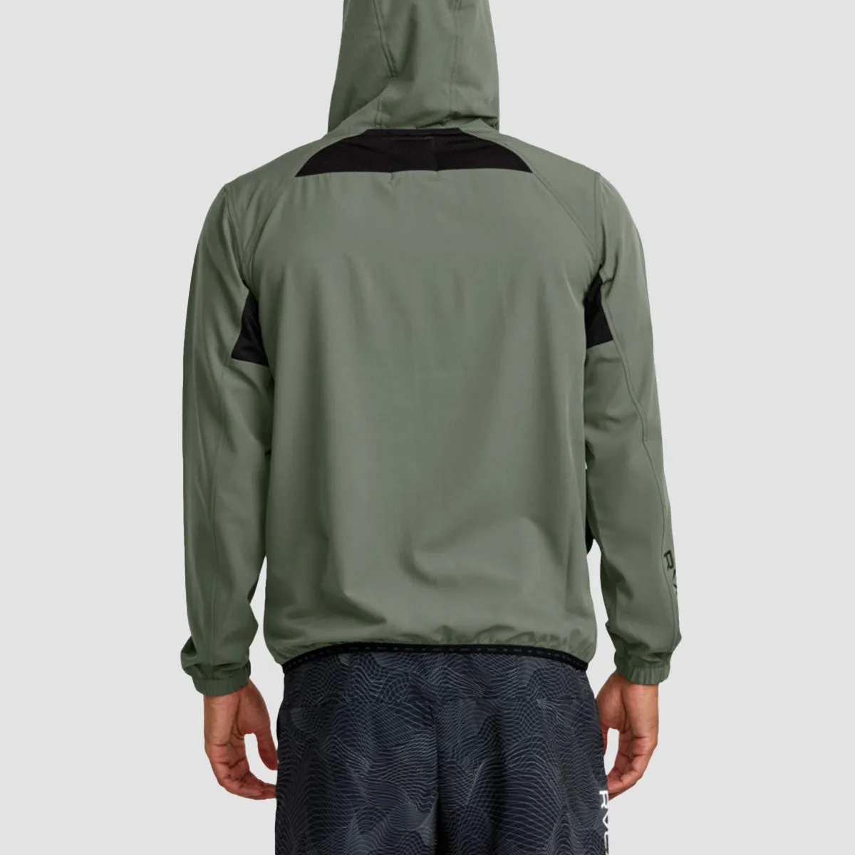RVCA VA Sport Yogger 2 Windbreaker Jacket Sage Leaf