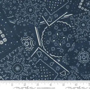Saddle Ranch by Moda Fabrics BANDLANDS BANDANA/NIGHT SKY