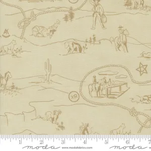 Saddle Ranch by Moda Fabrics WESTWARD LANDSCAPE/TRAIL DUST