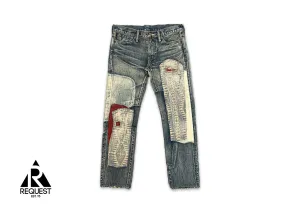 Sashiko Patchwork Denim "Vintage Wash"