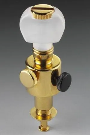 Schaller sealed D-tuner banjo pegs set of 2 w pearloid knobs