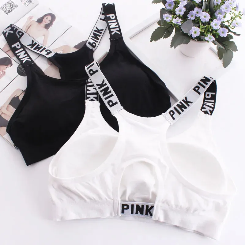 Seamless Women Cross Strap Sports Bra - Push Up, Yoga & Gym - Breathable Bras