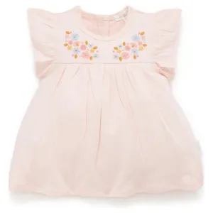Sherbet Embroidery Bodysuit Dress