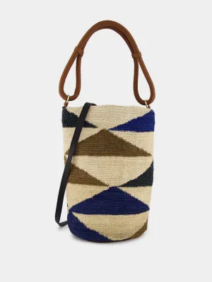 Shigra Bucket Bag with Leather
