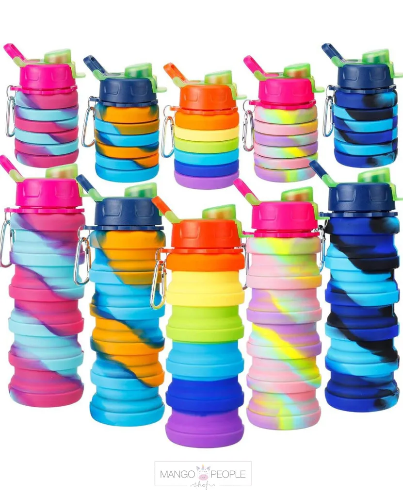 Silicone Expandable And Foldable Water Bottle - 500ml